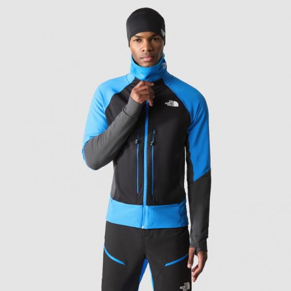 THE NORTH FACE Kurtka softshell męska M Dawn Turn Softshell Fz tnf black/optic blue/asphalt grey-M