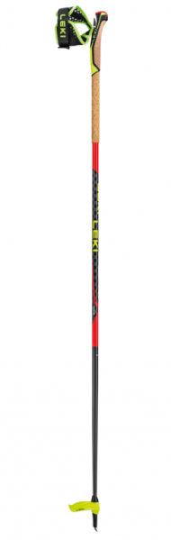 LEKI Kije skiturowe Mezza Race bright red-black-neonyellow-125cm