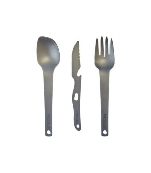 ROCKLAND Zestaw sztućców tytanowych Titanium Pure