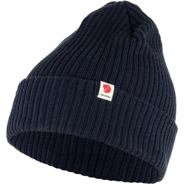 FJALLRAVEN Czapka Fjallraven Rib Hat dark navy