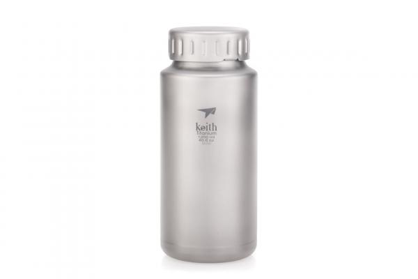 KEITH Butelka tytanowa z pokrowcem TITANIUM SPORT BOTTLE (WITH BOTTLE SET) 1,2 l
