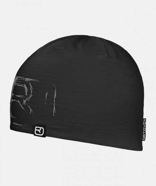 ORTOVOX Czapka merino 120 Tec Logo Beanie black raven