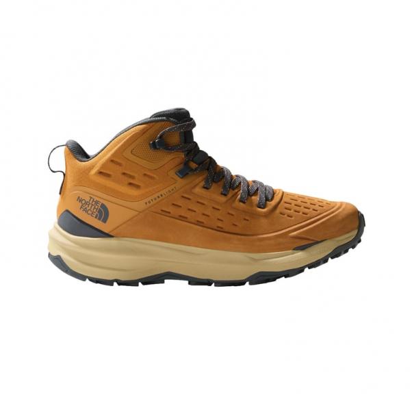 THE NORTH FACE Buty turystyczne męskie Men’s Vectiv Exploris 2 Mid FutureLight Lthr citrine yellow/khakistn-45,5
