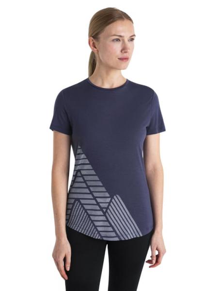 ICEBREAKER Koszullka damska Women Merino 125 Cool-Lite Sphere III SS Tee Peak Quest graphite-M