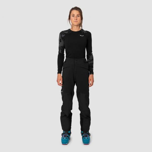 SALEWA Spodnie damskie Sella Dst Hyb Pant W black out-L