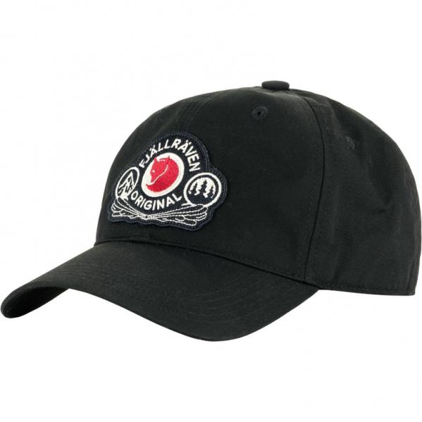 FJALLRAVEN Czapka z daszkiem Classic Badge Cap black-S/M