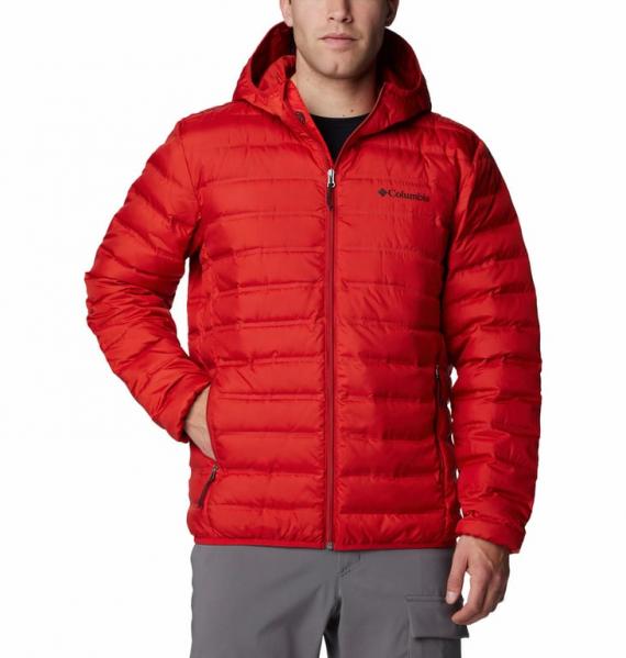 COLUMBIA Kurtka puchowa męska Lake 22 II Down Hooded Jacket sail red-M
