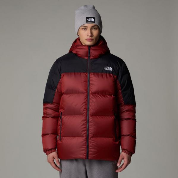 THE NORTH FACE Kurtka puchowa męska M Diablo Down Hoodie high risk red black heather-L