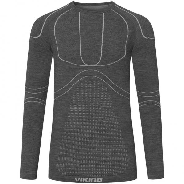 VIKING Koszulka termoaktywna męska Lan Pro Man Longsleeve dk grey-lt grey-L