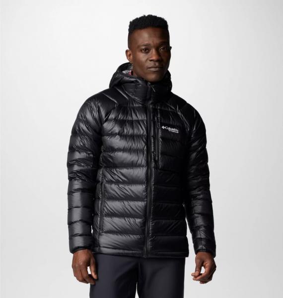 COLUMBIA Kurtka puchowa męska Arctic Crest Down Hooded Jacket black-L