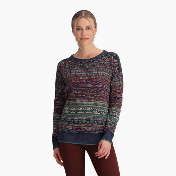 ROYAL ROBBINS Bluza damska Westlands Relaxed Pullover deep blue muir pt-L