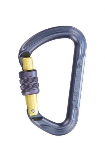 CLIMBING TECHNOLOGY Karabinek K-CLASSIC anthracite/green