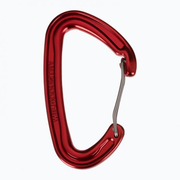 WILD COUNTRY Karabinek Wildwire red