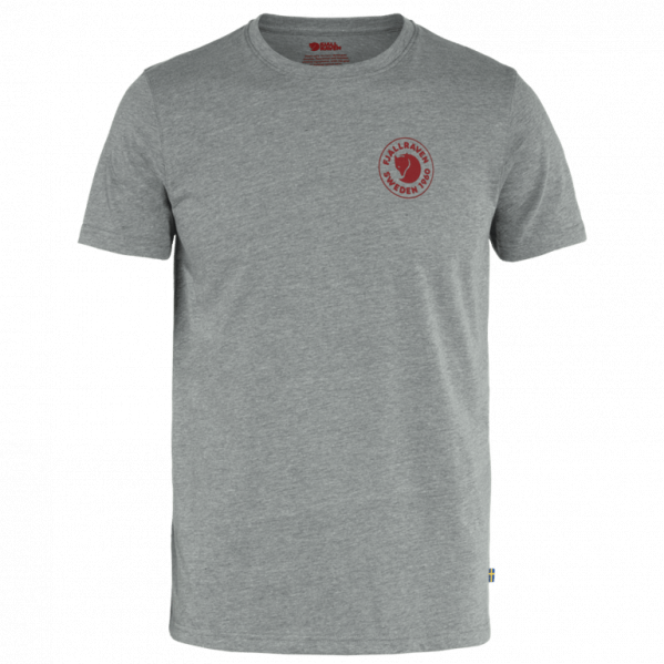 FJALLRAVEN Koszulka męska 1960 LOGO T-SHIRT M Grey Melange-L