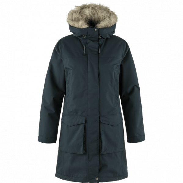 FJALLRAVEN Kurtka damska Nuuk Lite Parka W Dark Navy-M