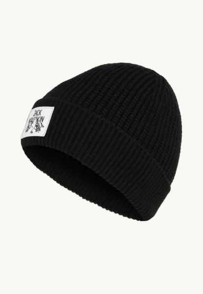 JACK WOLFSKIN Czapka Badge Beanie black