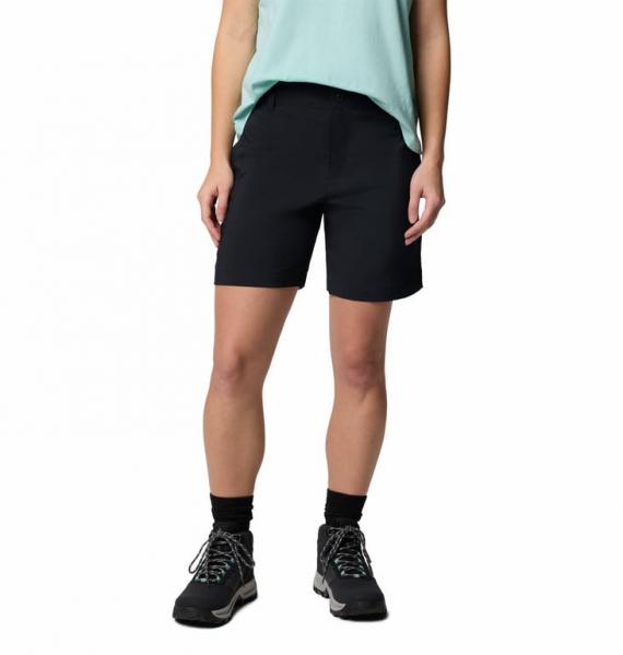 COLUMBIA Spodenki trekkingowe damskie Silver Ridge Utility Short black-8