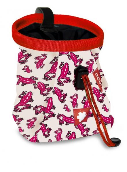 OCUN Woreczek na magnezję Lucky Kid frog pink