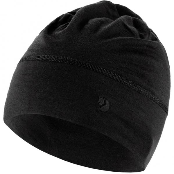 FJALLRAVEN Czapka Abisko Lite Wool Beanie Black