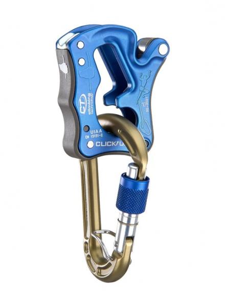 CLIMBING TECHNOLOGY Przyrząd asekuracyjny CLICK UP KIT blue