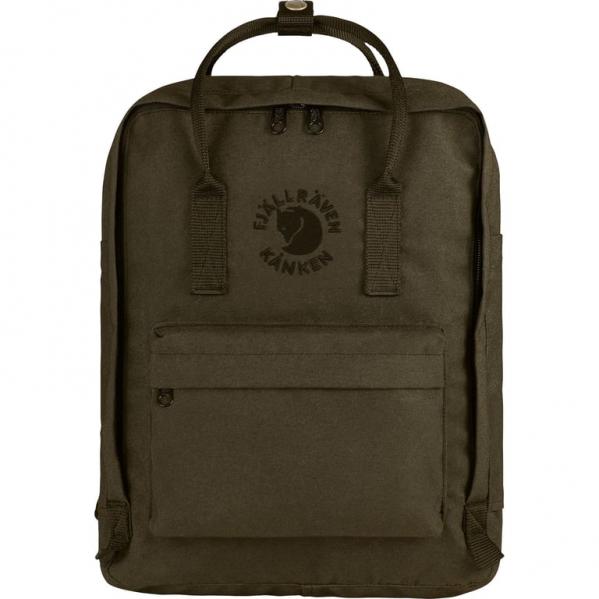 FJALLRAVEN Plecak miejski Re-Kanken dark olive