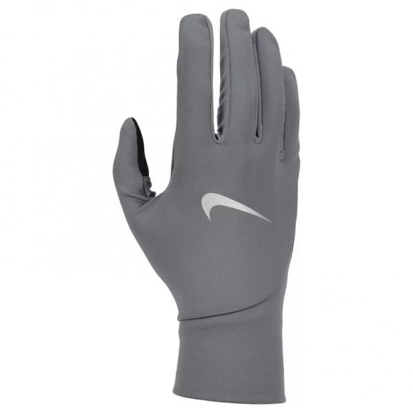 NIKE Rękawiczki do biegania męskie M Pacer Lightweight RG smoke grey/smoke grey/silver-L