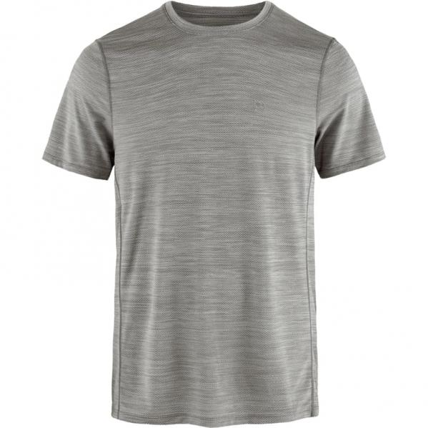 FJALLRAVEN Koszulka męska Abisko Lite SS M grey-melange-XL