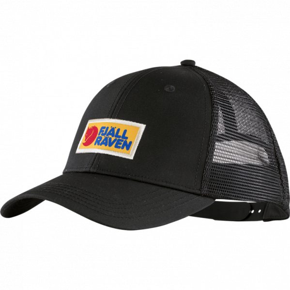 FJALLRAVEN Czapka z daszkiem VARDAG LANGTRADARKEPS Black-S/M
