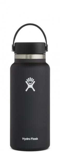 HYDRO FLASK Butelka WIDE MOUTH 2.0 946 ml-Czarny