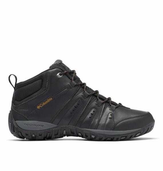 COLUMBIA Buty męskie Woodburn II Chukka WP Omni-Heat black goldenrod-44