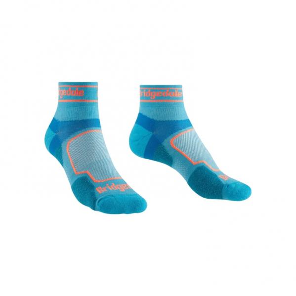 BRIDGEDALE Skarpety damskie Trail Run Ultralight T2 Coolmax Sport Low Wmns blue-S