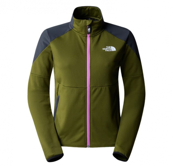 THE NORTH FACE Polar damski W Middle Rock Fz Fleece forest olive/asphalt grey-M