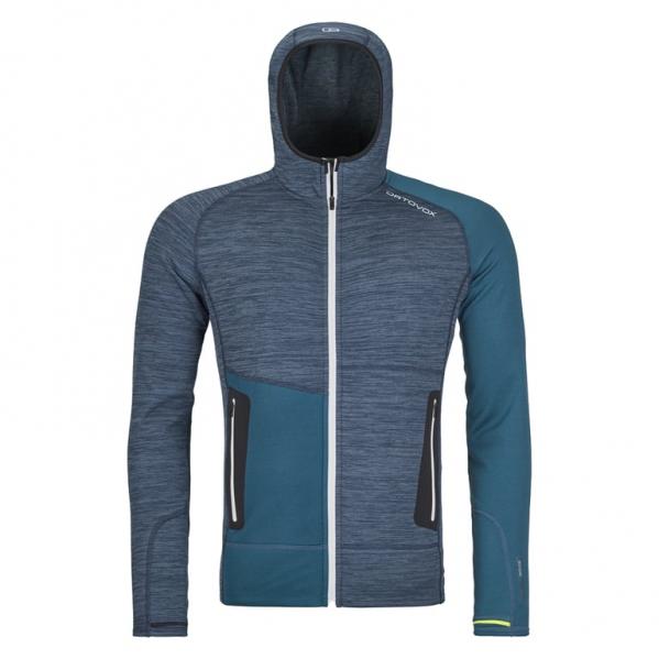 ORTOVOX Bluza męska FLEECE LIGHT HOODY M deep ocean blend-S