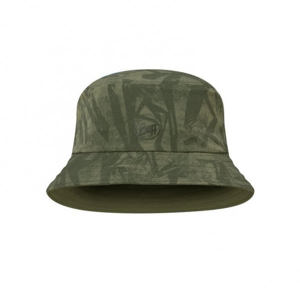 BUFF Kapelusz Adventure Bucket Hat acai khaki-S/M