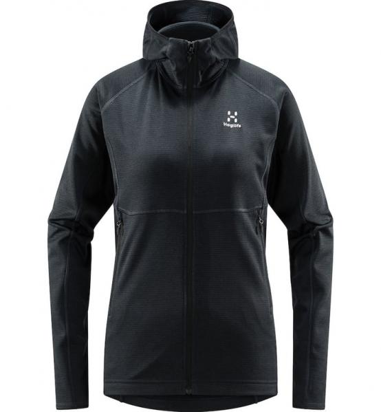 HAGLOFS Bluza damska SKUTA HOOD WOMEN True Black-L