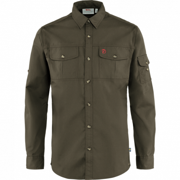 FJALLRAVEN Koszula męska Singi Trekking Shirt LS M dark olive-M