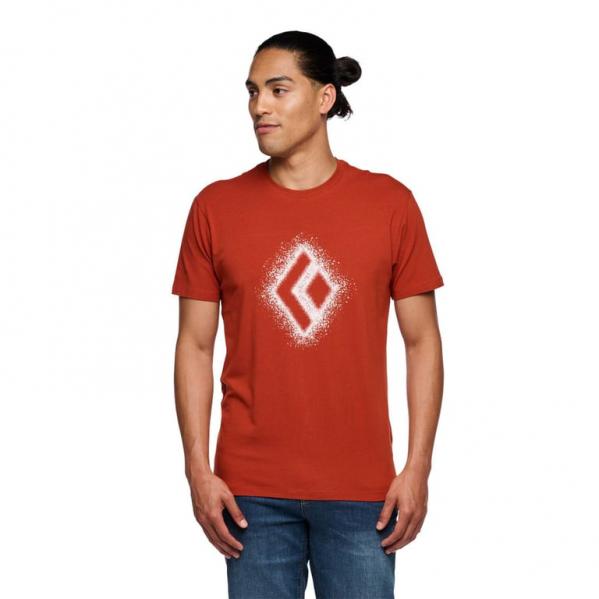 BLACK DIAMOND Koszulka męska M Chalked Up 2.0 SS Tee burnt sienna-L