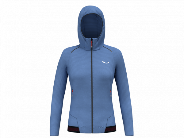 SALEWA Bluza damska Pedroc PL W HD Jacket morning blue-XS