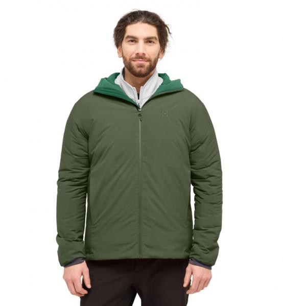 HAGLOFS Kurtka ocieplana męska Mimic Alert Hood Men seaweed green-M