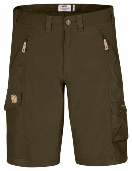 FJALLRAVEN Spodenki męskie ABISKO SHORTS dark olive-52