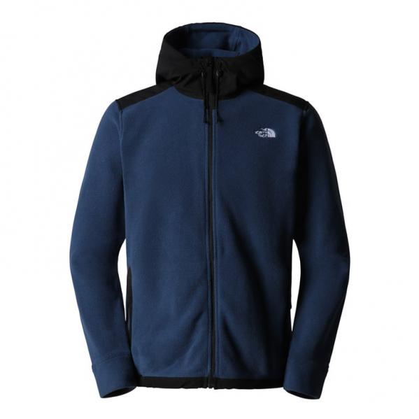 THE NORTH FACE Polar męski ALPINE POLARTEC 200 FZ HOODED JACKET shady blue/tnf black-S