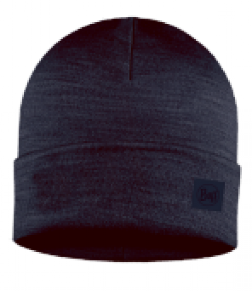 BUFF Czapka Merino Heavyweight Beanie solid indigo