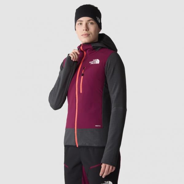 THE NORTH FACE Kurtka damska W Dawn Turn Hybrid Ventrix Midlayer asphalt grey/boysenbrry-M