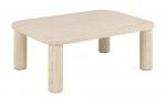 SELSEY Stolik kawowy Sorisel 100x75 cm trawertyn