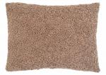 SELSEY Poduszka Tavira 60x45 cm brązowa w tkaninie boucle