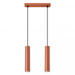 SELSEY Lampa wisząca Lagos 2 ochra czerwona