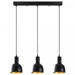 SELSEY Lampa wisząca Watleva x3 czarna