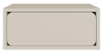 SELSEY Szafka nocna wisząca Wuwu z jedną szufladą 50 cm szarobeżowa