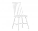 SELSEY Krzesło drewniane Mowelly patyczak zwężane oparcie białe