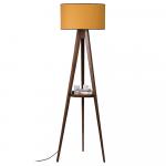 SELSEY Lampa stojąca Diedulate musztardowa